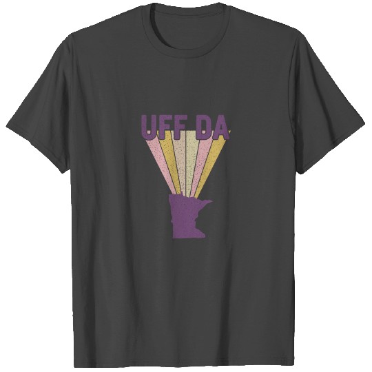 Uff Da Retro Style Minnesota T Shirts