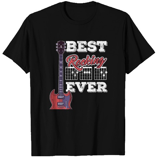Best Dad Ever Musician Guitar Tabs Father's Day T Shirts
