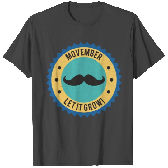 Movember mustache T Shirts