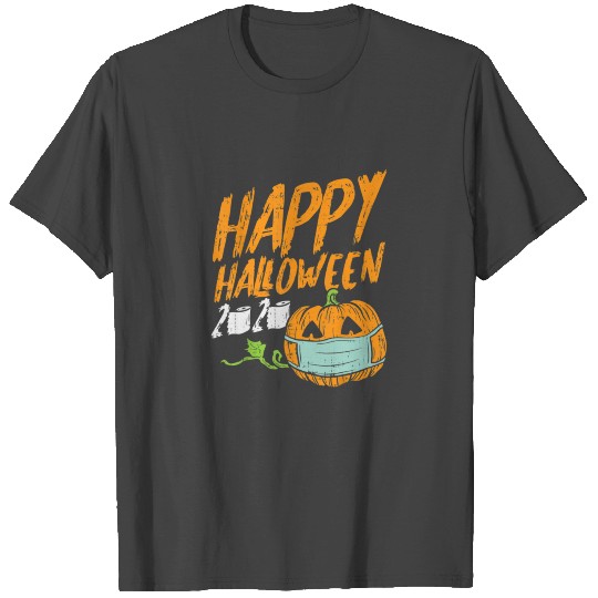 happy halloween 2020 jack o lantern in mask funny T Shirts