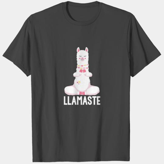Llamaste - for all yoga lama alpaca fans T Shirts