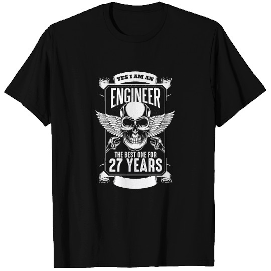 27th Birthday Engineer 27 Years Technician Gift T Shirts