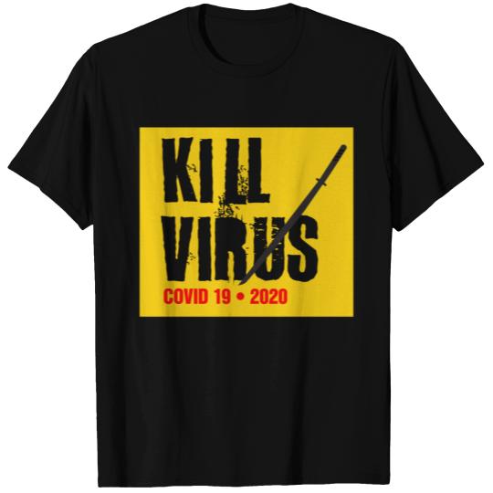 Kill Bill inspired Kill Virus Corona Covid 19 T Shirts