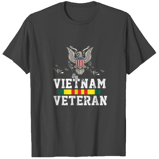 Vietnam Veteran Proud Awesome Old Man Retired T Shirts