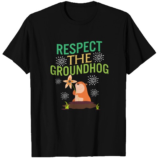 Funny Groundhog Day 2021 T Shirts Respect The