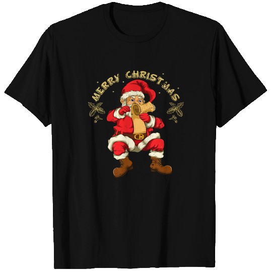 Santa Claus Christmas Eve Gingerbread T Shirts