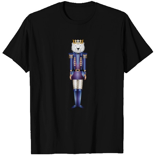 handsome polar bear king in nutcracker style T Shirts