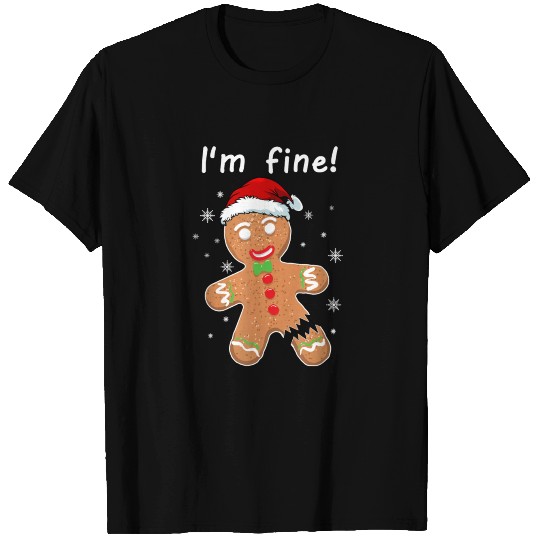 Gingerbread Man Oh Snap Christmas Cookie T Shirts