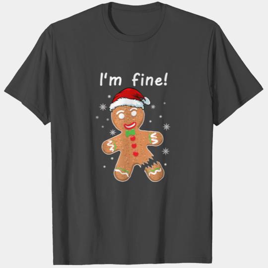 Gingerbread Man Oh Snap Christmas Cookie T Shirts