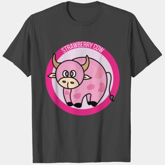 Strawberry Cow Costume Cute Design Ideas Cartoon T Shirts