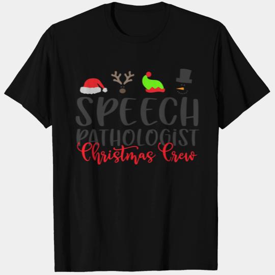 Christmas SLP speech pathologist T Shirts
