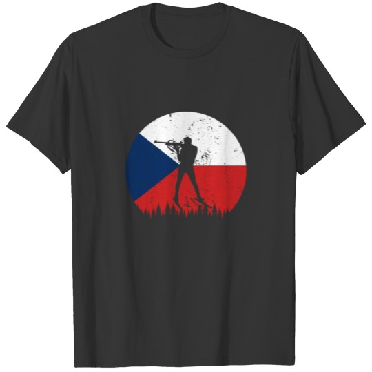Biathlon Gift for Winter Sports Fans Tournament T-shirt