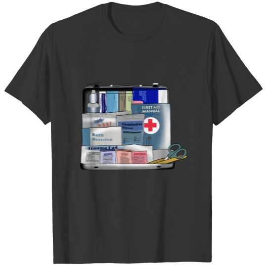 Camping First Aid Kit Family Trip Backpacker Gift T-shirt