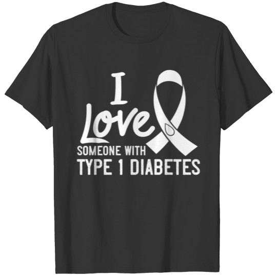 T1D Type 1 Diabetes Gift Diabetic Awareness T-shirt