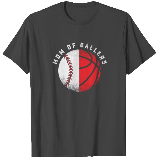 Baseball Mom T Shirts Basketball Mom T Shirts - Mom of