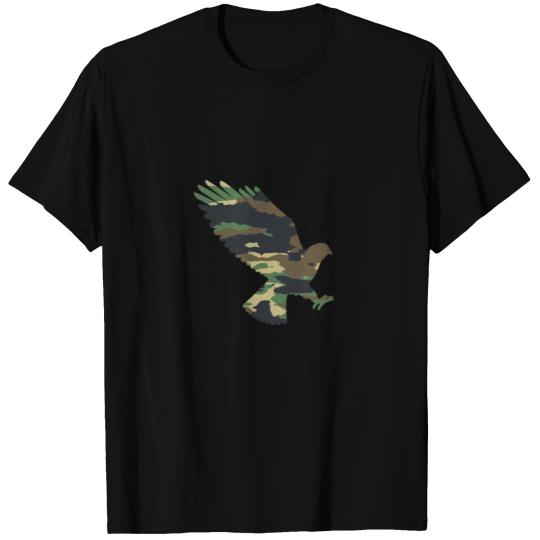 Military Bird Army Camouflage Bird Lover Gift T Shirts