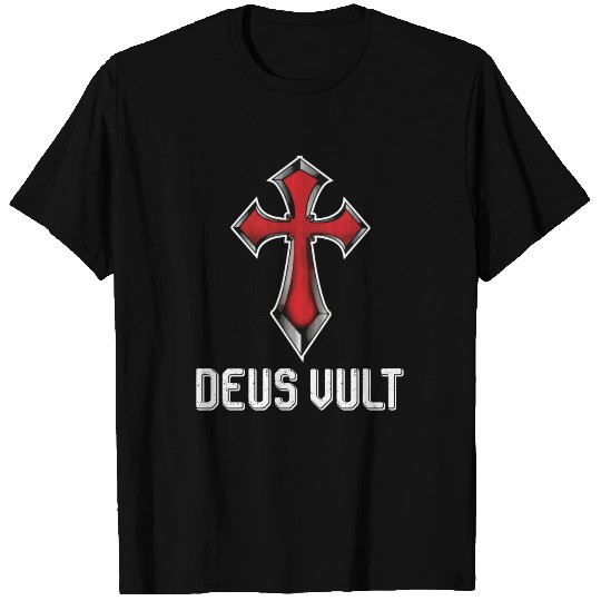 Deus Vult Verse Christian Faith Hope T Shirts