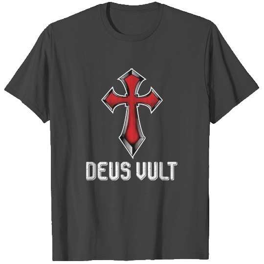 Deus Vult Verse Christian Faith Hope T Shirts
