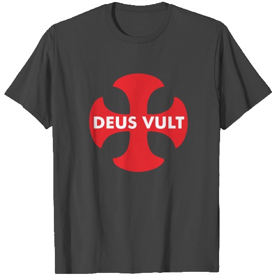 Deus Vult Light Christian Faith Hope T Shirts