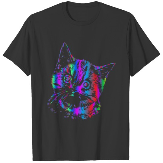 Cat Lover Cats Kitten Cat Lady Meow Feline Gift T-shirt