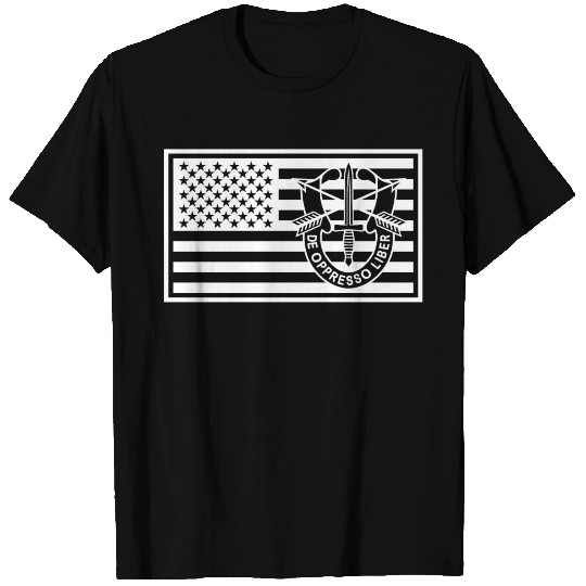 Special Forces insignia flag T Shirts