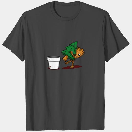 Christmas Tree Groot T Shirts