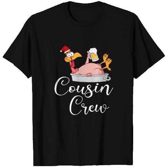 Cousin Crew Funny Turkey Enjoying Beer T Shirts