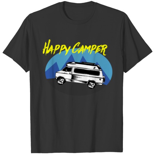 Happy camper family gift adventure birthday T-shirt