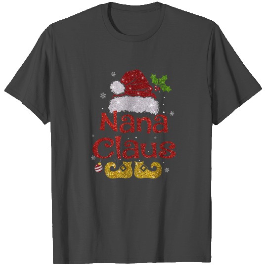 Funny Santa Nana Claus Christmas Family T Shirts
