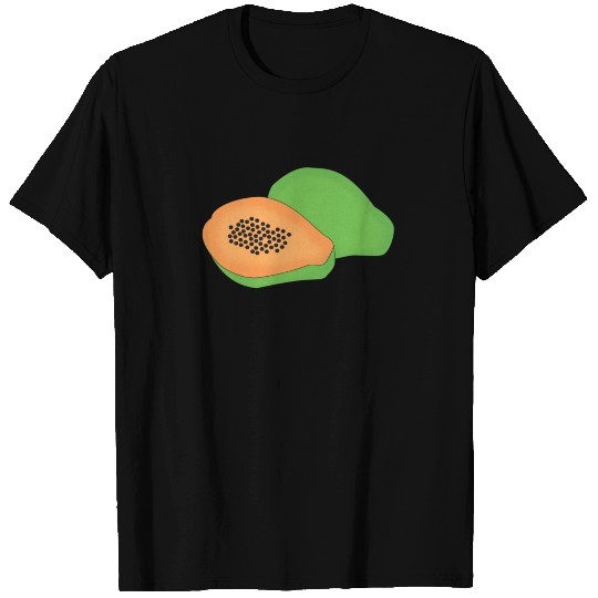Papaya Fruit Face Mask T Shirts