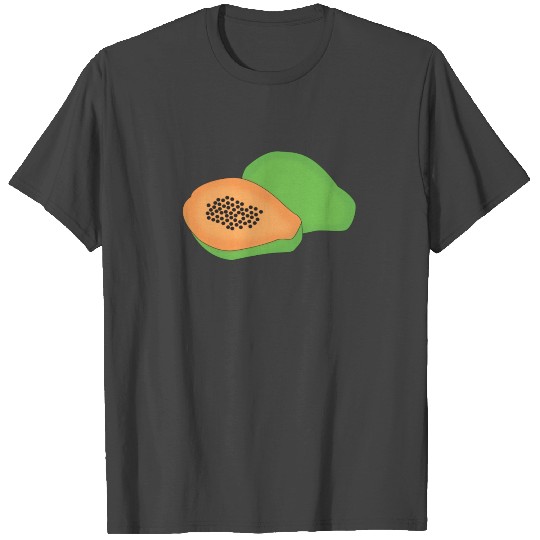 Papaya Fruit Face Mask T Shirts