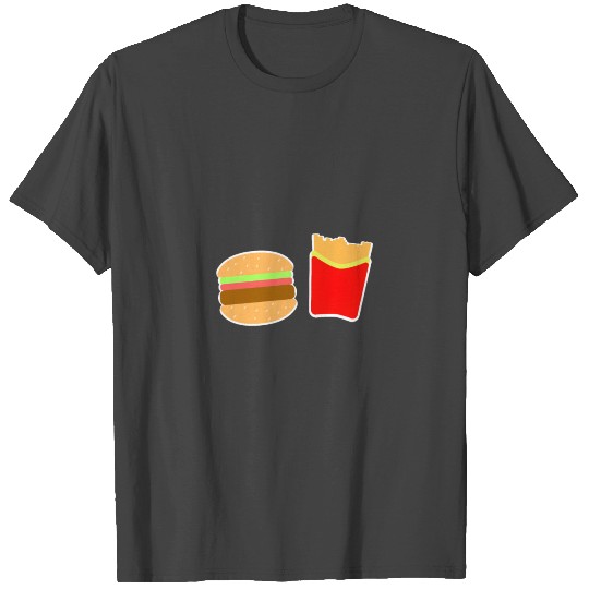 Burger and french fries T Shirts