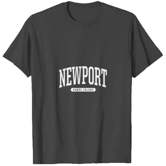 College Style Newport Rhode Island Souvenir Gift T Shirts