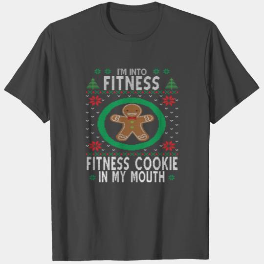 I'M Into Fitness Ugly Christmas Gingerbread Man Fu T Shirts