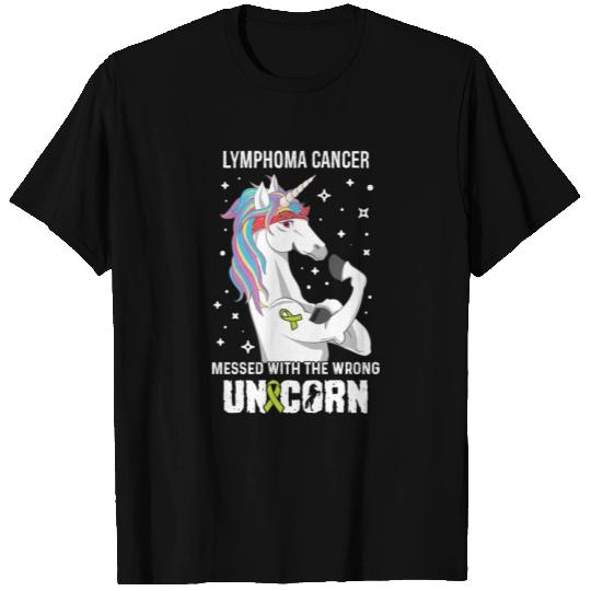 Wrong Unicorn- Lymphoma Cancer Awareness T Shirts