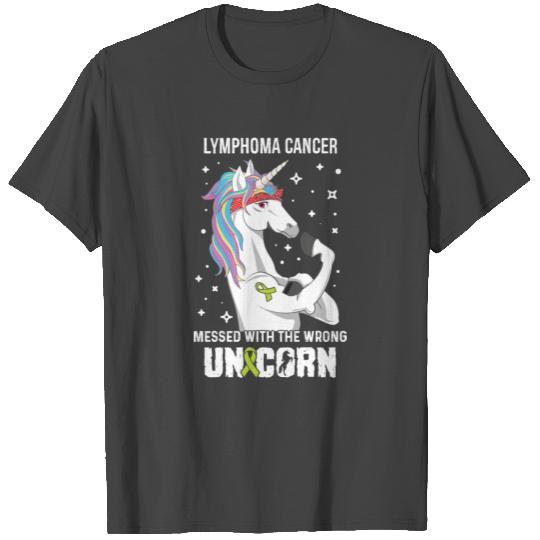 Wrong Unicorn- Lymphoma Cancer Awareness T Shirts