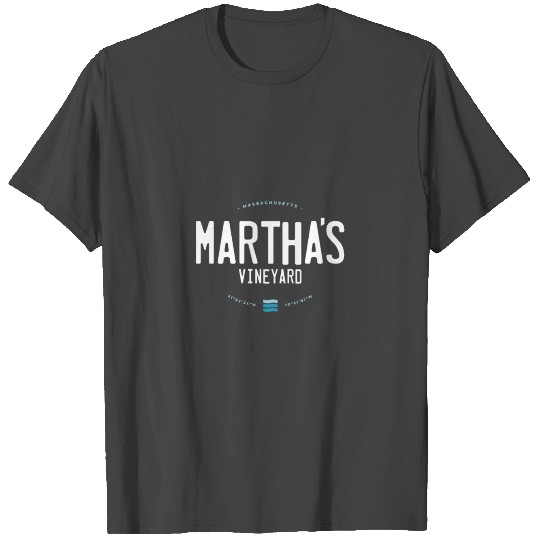 Martha'S Vineyard Beach Waves T Shirts