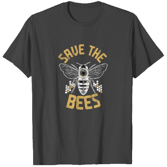 Save The Bees Beekeeper Honey Bee T Shirts