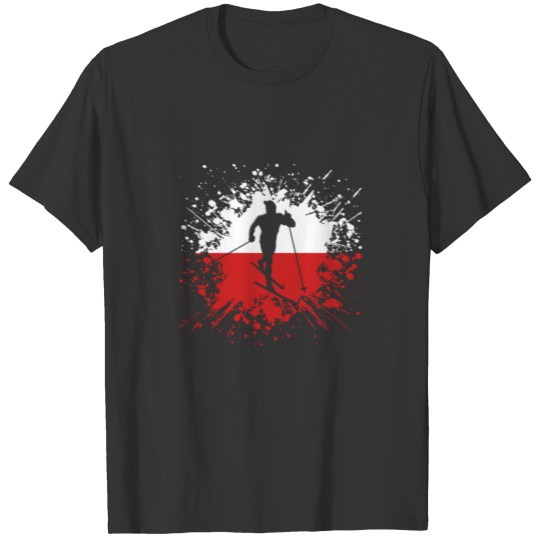 Cross-Country Skiing Gift for Winter Sports Fans T-shirt