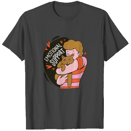 emotional support cat owner T Shirts