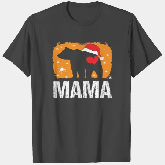 Mama Bear With Two Children Cubs Siblings Sister T Shirts