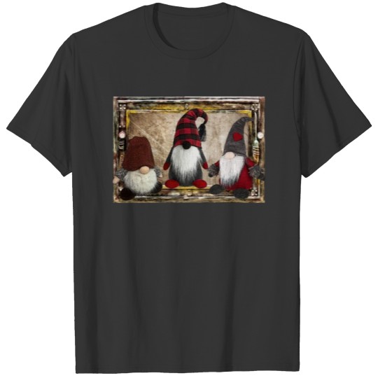 Christmas Gnome Scene T-shirt