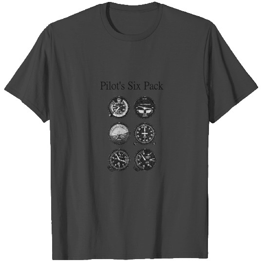 Pilot's six pack T Shirts