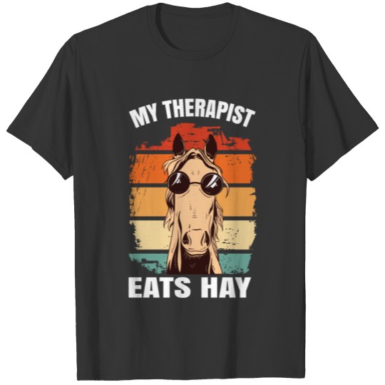 Horse riding rider rider equestrian motif T-shirt