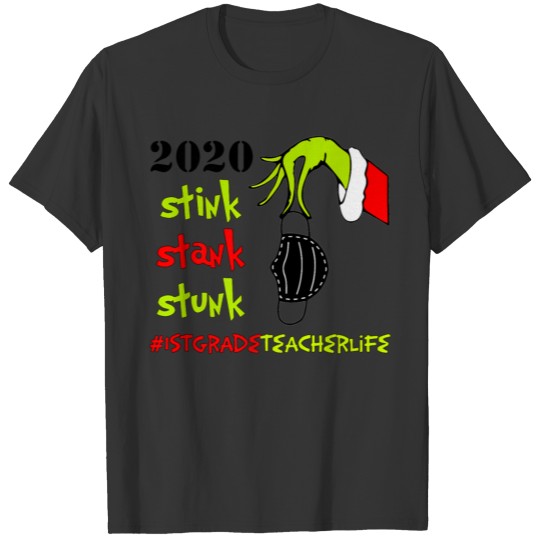 2020 Sti Sta Stu 1ST Grade Teacher Life T Shirts