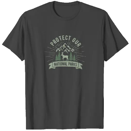 Protect Our National Parks Vintage Colors T Shirts