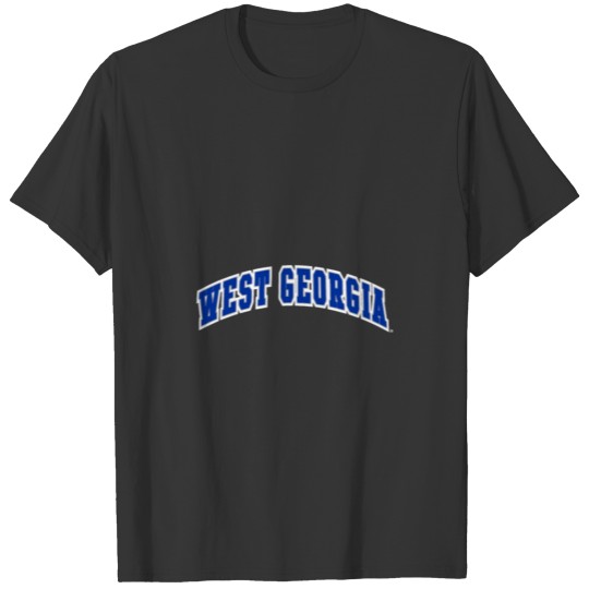 University Of West Georgia Arch Wordmark Crewneck T Shirts