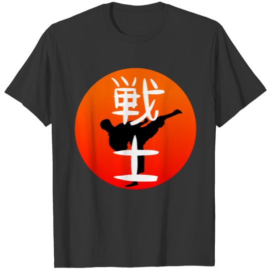 Warrior in kanji T-shirt