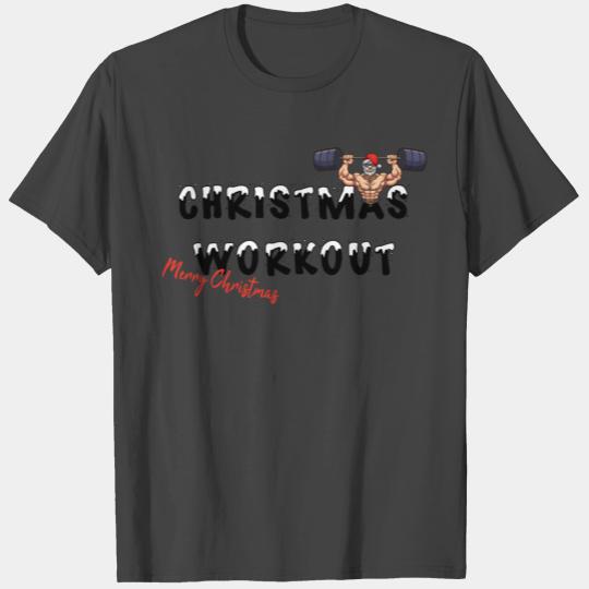 Christmas Workout Christmas Gift Bodybuilder T Shirts