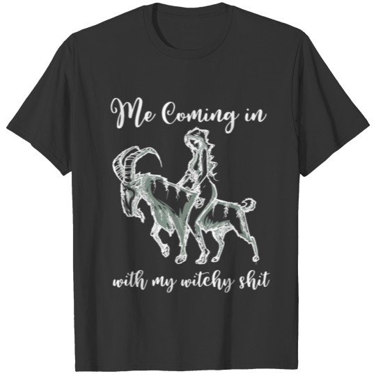 Wicca Pagan Witch Wiccan Goat Witchcraft Goth T Shirts